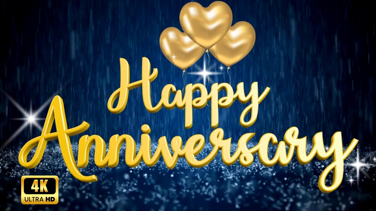 Anniversary Ambience ❤️ 4K Ultra HD 1-Hour Screensaver - Perfect for TV Display & Celebration