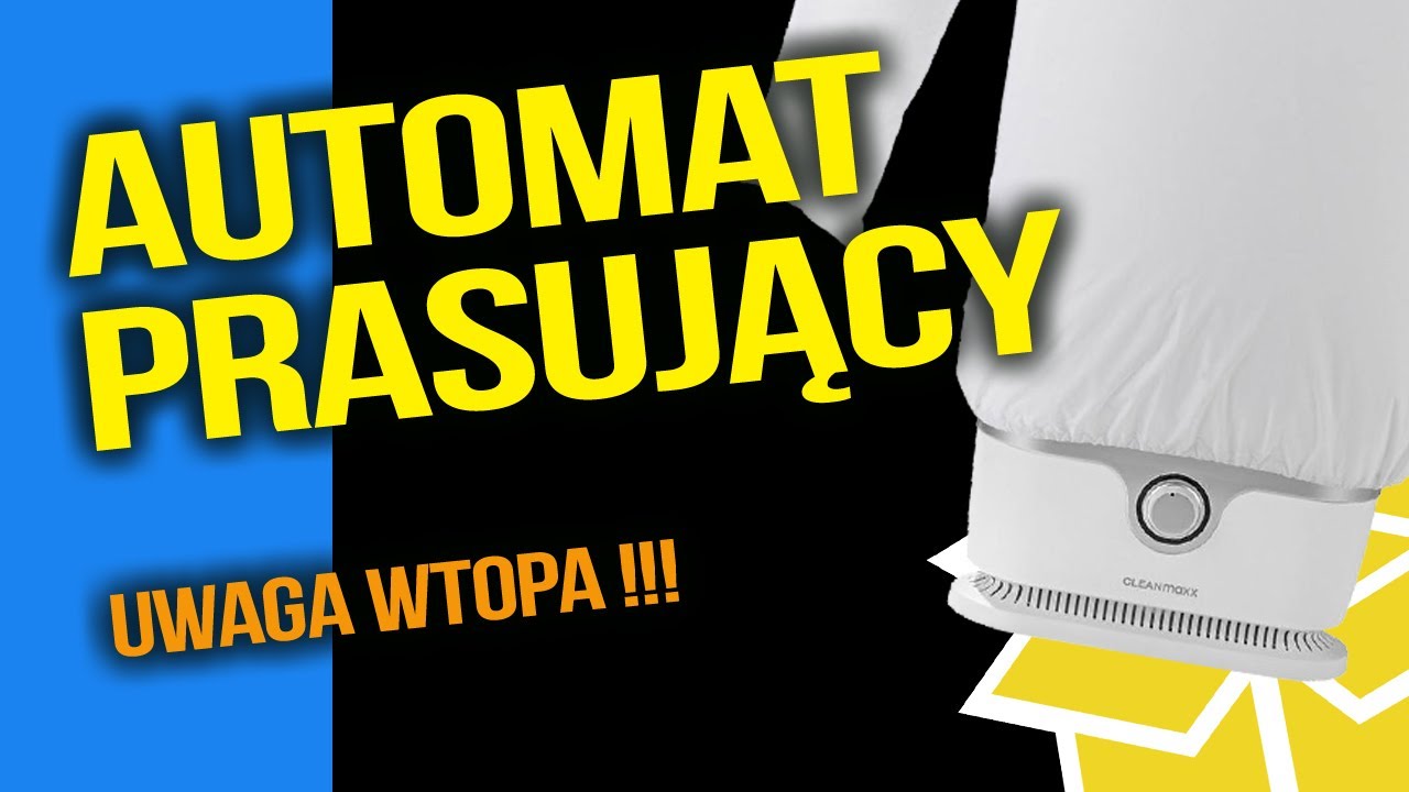 Automat do prasowania Cleanmaxx - tego nie kupuj!