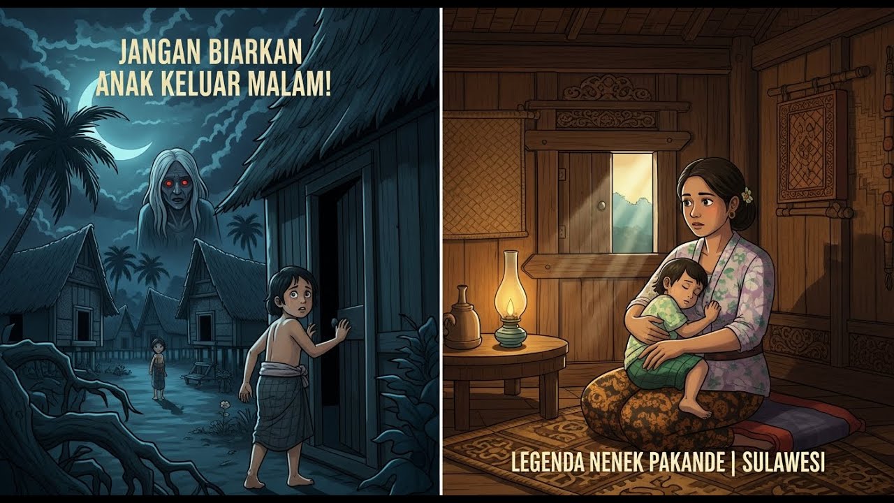 Jangan Biarkan Anak Keluar Malam! Legenda Nenek Pakande yang Menghantui | Sulawesi