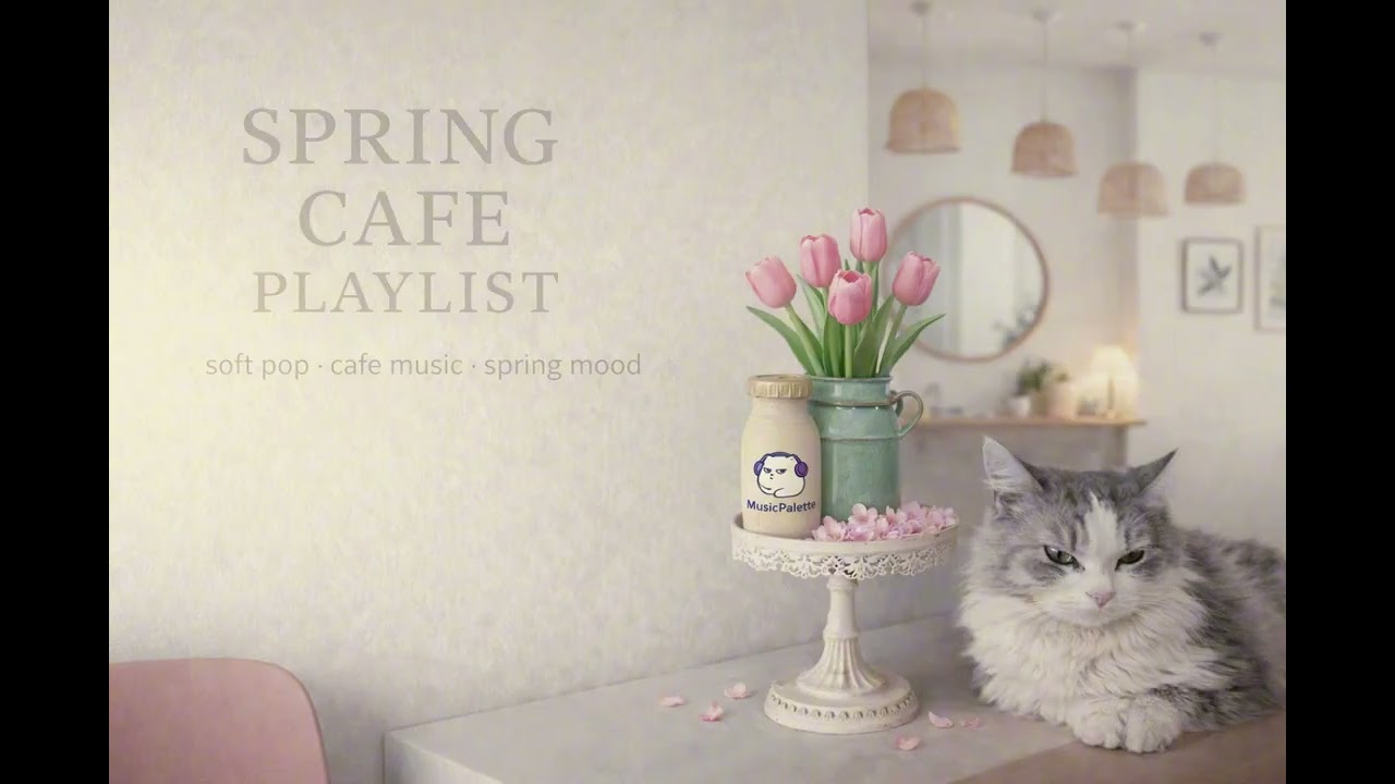 [Playlist] Spring Chill Pop Cafe ☕🌸 | Soft Indie Pop for Relaxing, Studying & Working