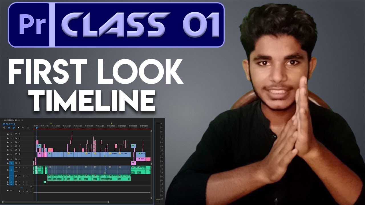 First Look Interface Timeline - Class 01  - Adobe Premiere Pro CC 2021  | اردو / हिंदी