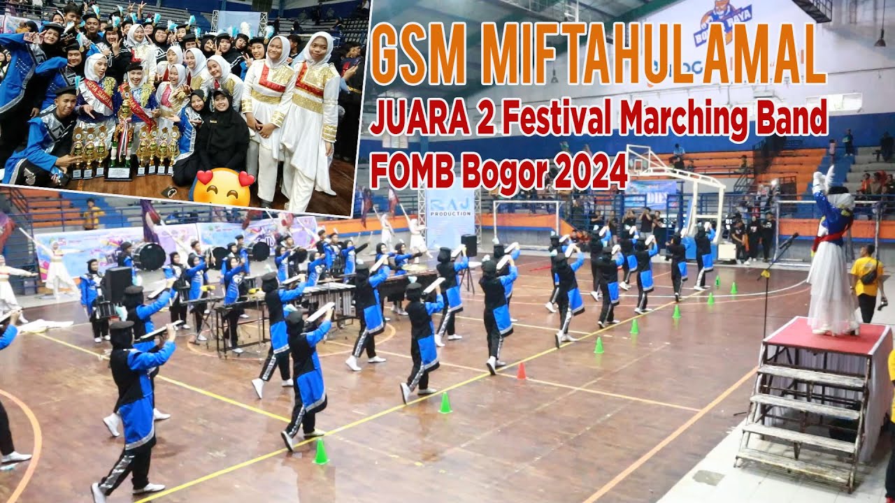 Penampilan Juara Umum 2 marching Band GSM Miftahul Amal FOMB 2024