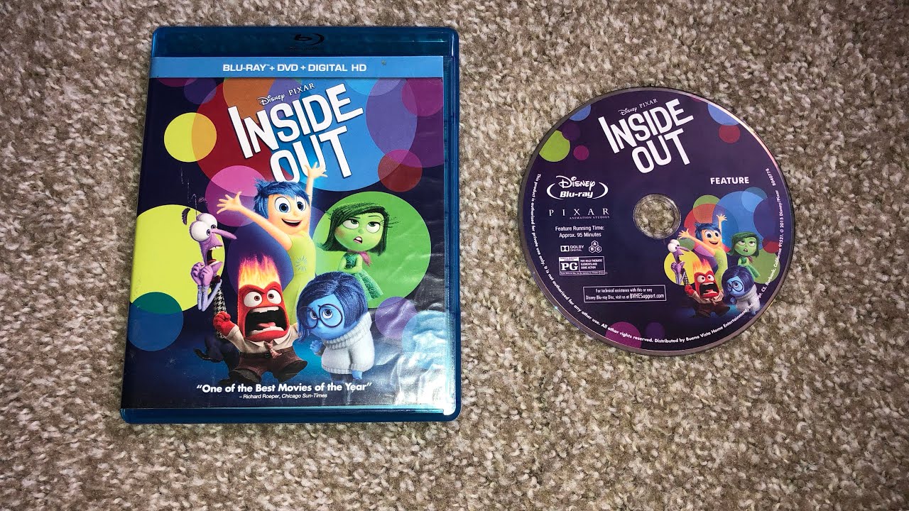 Opening To Inside Out 2015 Blu-Ray