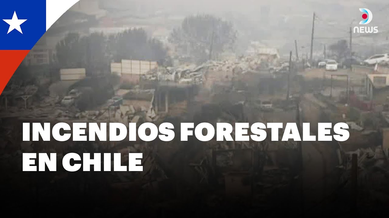 🚨 Chile: el fuego arrasó regiones del sur, dejando decenas de víctimas y miles de evacuados | DNews