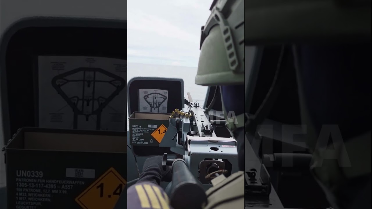 German Navy Machine Gun Live-fire #germannavy #germany #germannavytraining