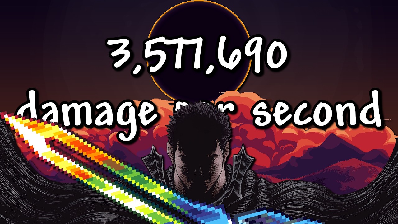 Beating Terraria's Biggest Modpack by Abusing Insane Melee Builds (Calamity Ragnarok Mode)