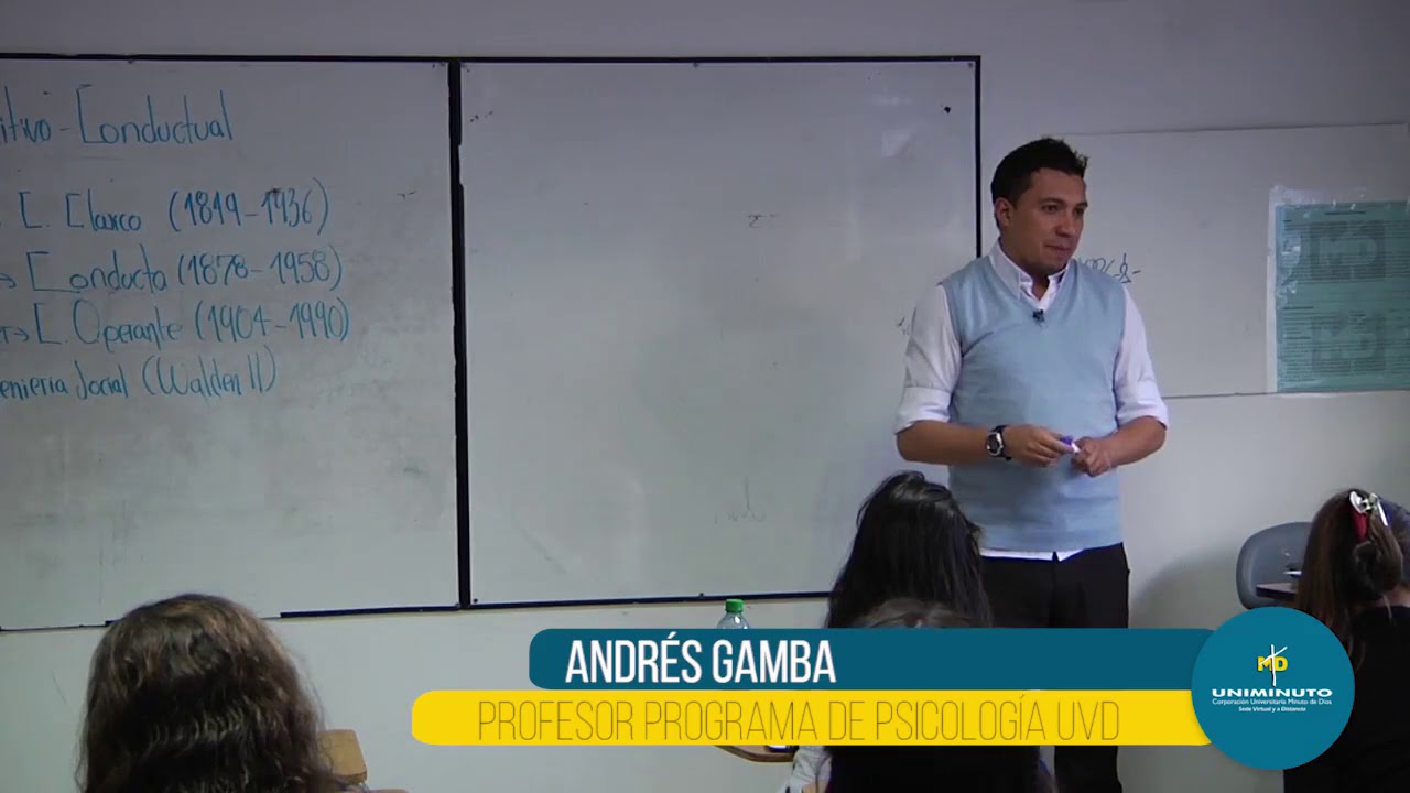 CLASES PSICOLOGÍA   Conductual cognitivo    ANDRÉS GAMBA