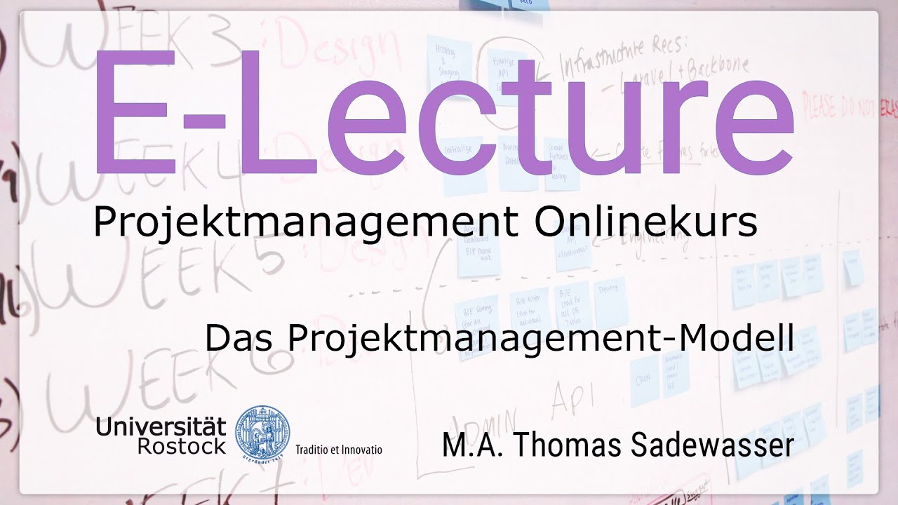 01. Projektmanagement Onlinekurs | Das Projektmanagement-Modell | PM-Modell