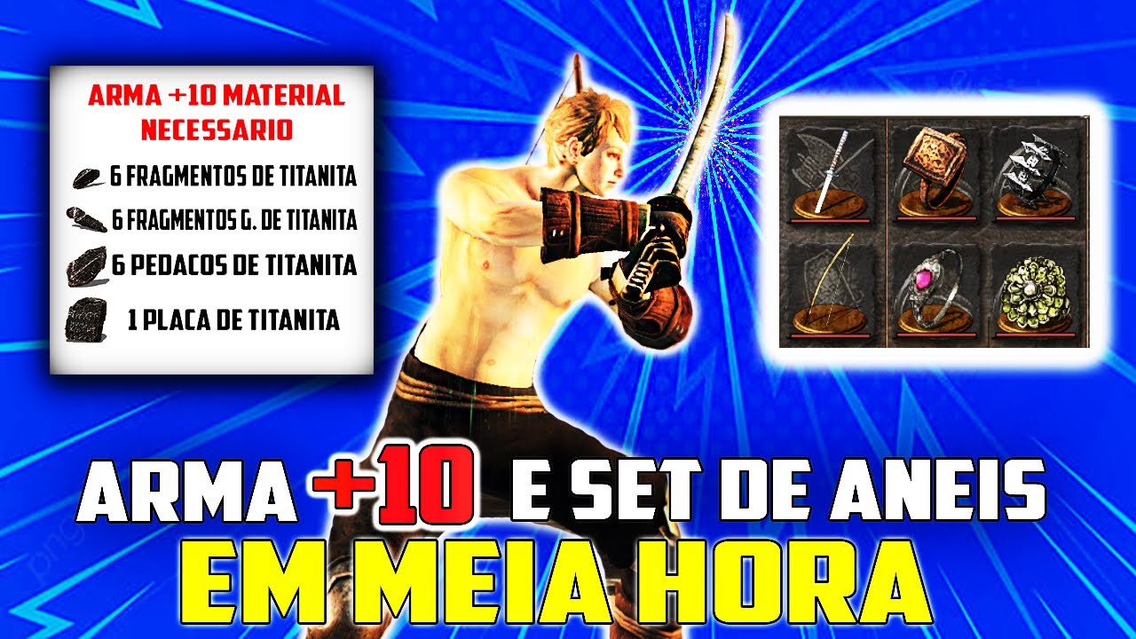 ARMA +10 E BOM SET DE ANÉIS EM APENAS MEIA HORA NO DARK SOULS 2 SOTFS!