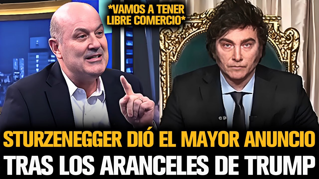 STURZENEGGER DIÓ EL MAYOR ANUNCIO DE MILEI TRAS LOS ARANCELES DE TRUMP