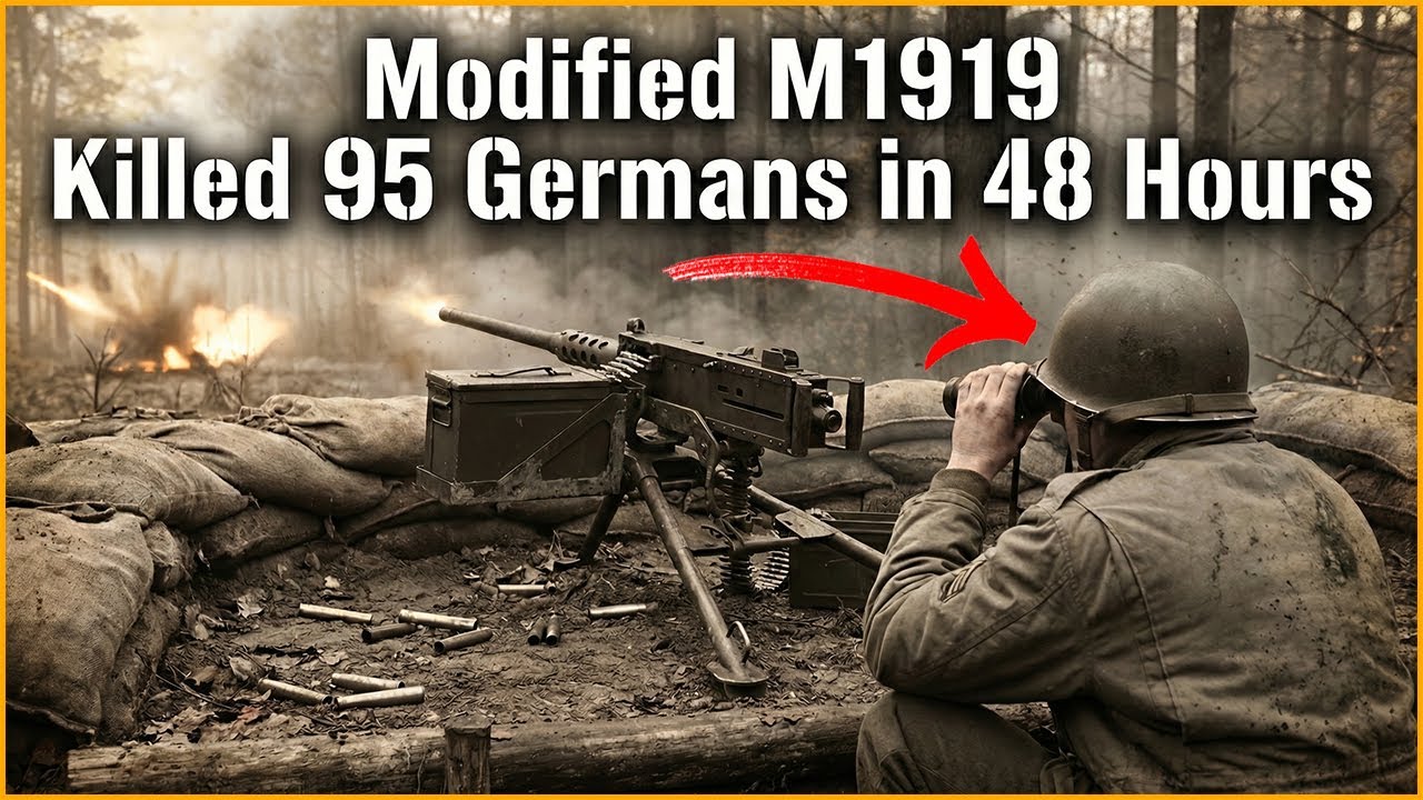 How One Modified M1919 Turned a Weak Position Into a Killing Ground & Killed 95 Germans in 48 Hours