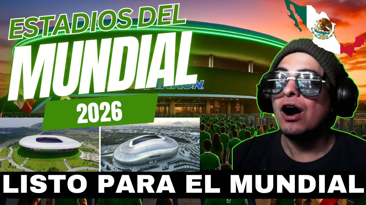 Así son TODOS  los ESTADIOS del MUNDIAL 2026 🇲🇽🇺🇸🇨🇦  REACCION ¡IMPACTANTE! 🔥