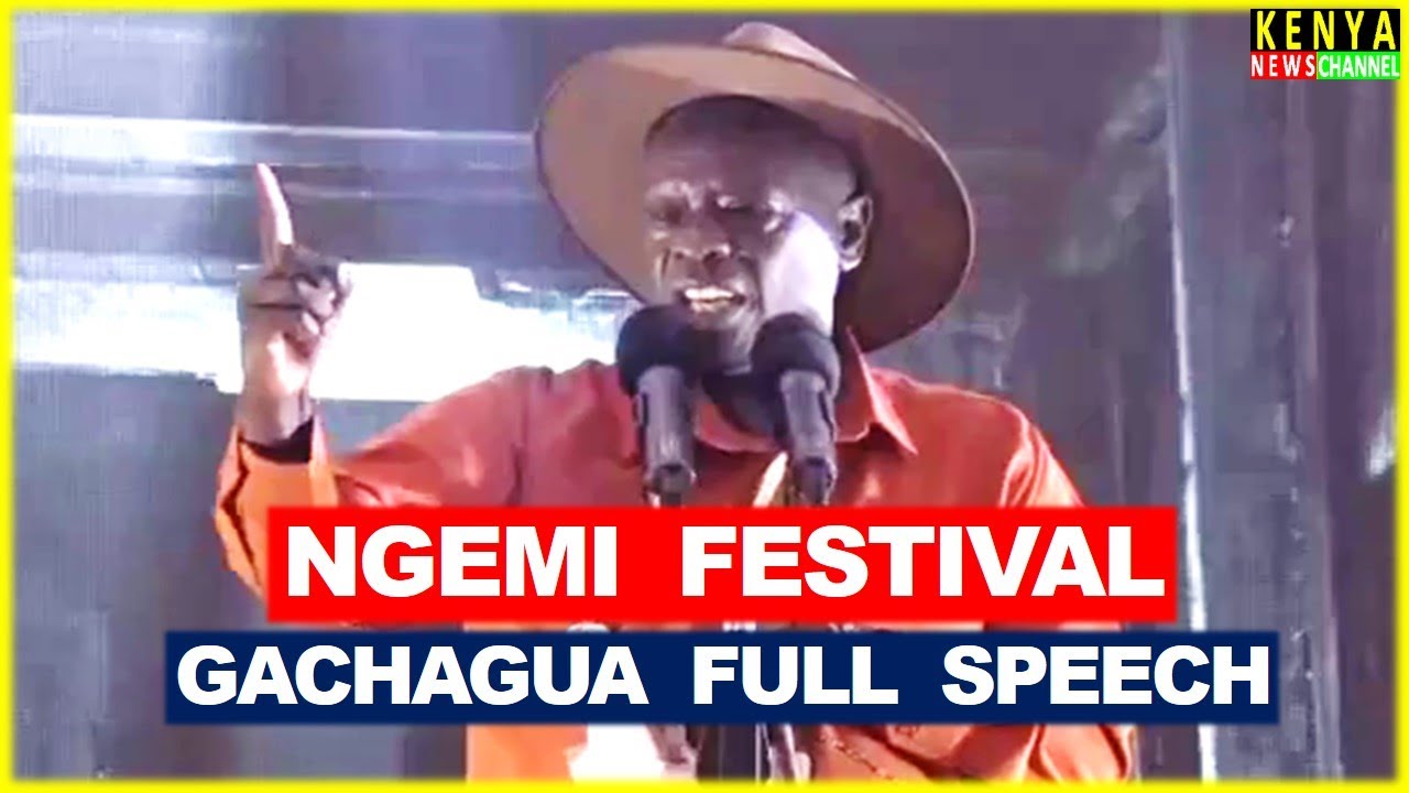Gachagua EXPLOSIVE speech at Ngemi Festival - Listen what he told Kikuyus about Ruto
