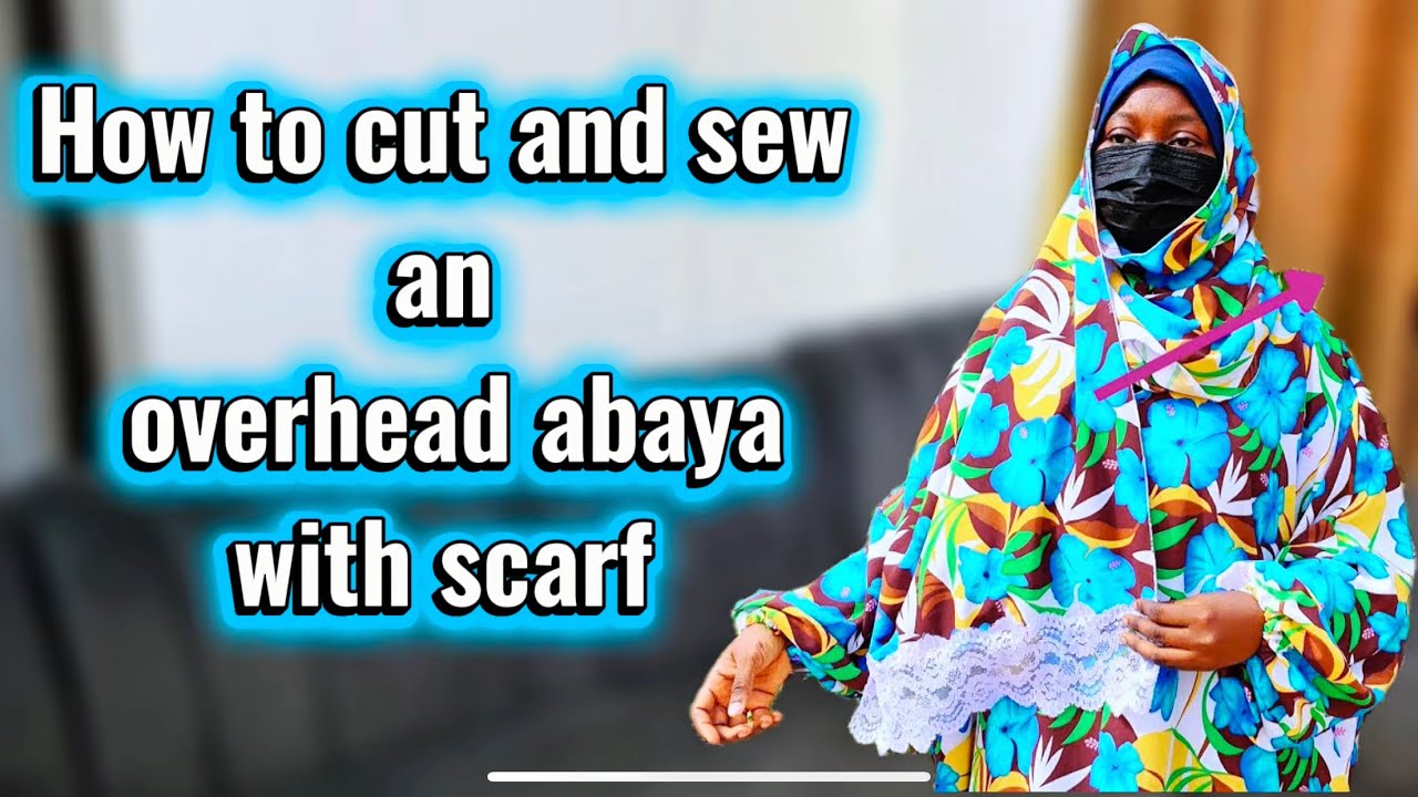 Как раскроить и сшить молитвенное платье с прикрепленной вуалью.