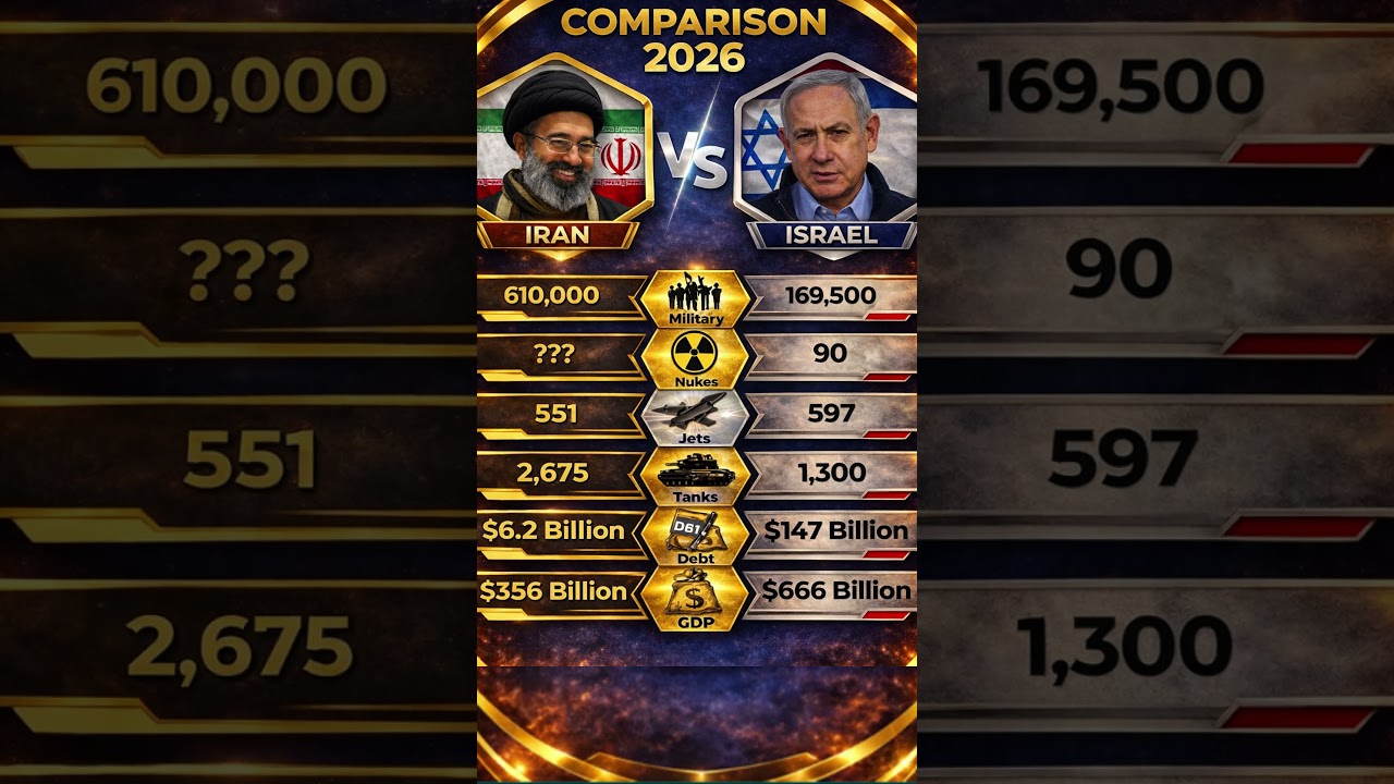 Iran vs Israel Military Power 2026 💥 Who Would Really Win? #news