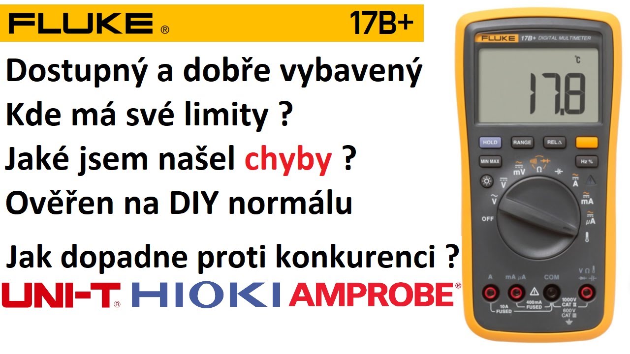 Fluke 17B+ - konečně kompetitivní Fluke ?