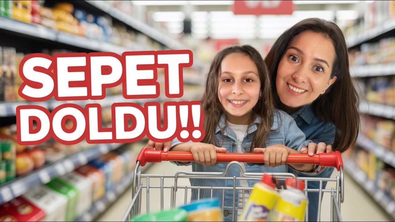 RÜYA İLE HAFTALIK MARKET ALIŞVERİŞİ YAPTIK !!