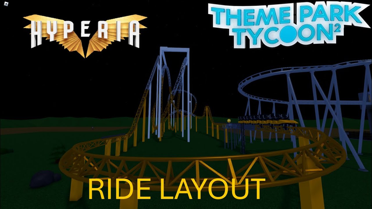 Building HYPERIA In Theme Park Tycoon 2 Part 1/5: Ride Layout