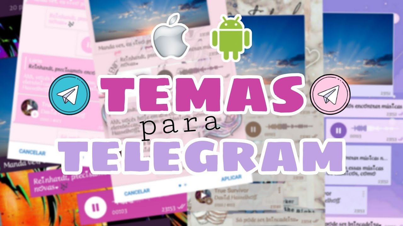 Temas para o Telegram Original Android e IOS | D&eacute;rah Priscila