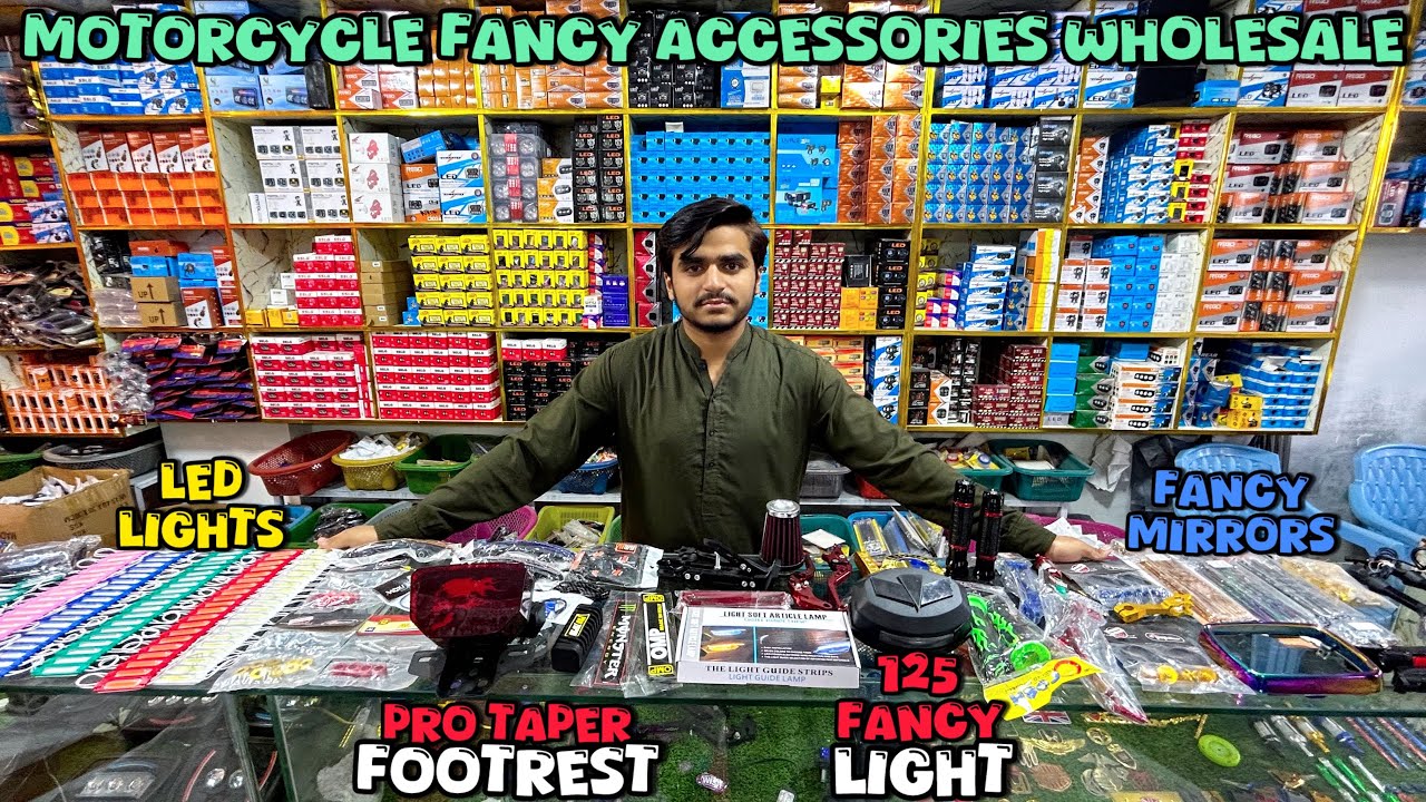 Motorcycle Fancy Accessories Wholesale😎🔥|| 125 Fancy BackLight😱|| Pak Moto