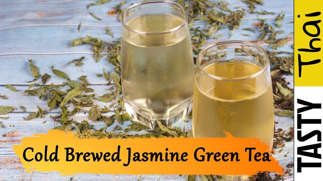 How to Make Cold Brewed Tea - Jasmine Green Tea Easy Cold Brew