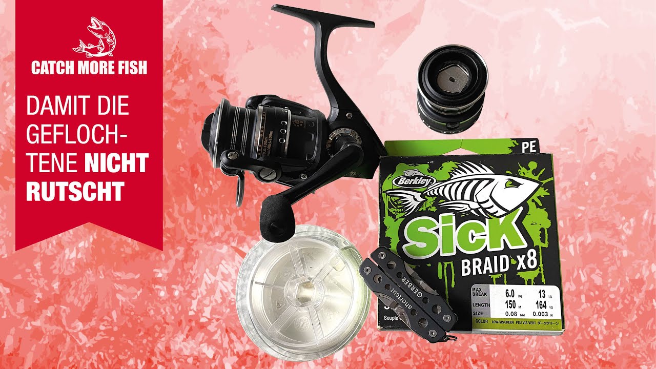 Geflochtene Schnur unterf&uuml;ttern und aufspulen | Berkley Sick Braid x8 | ANGLERBOARD TV