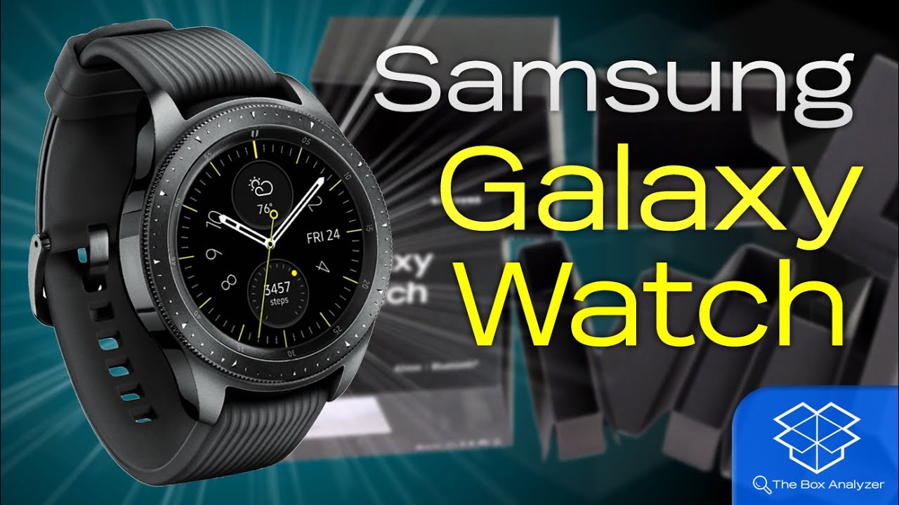 Unboxing: Samsung Galaxy Watch - 42mm Black - Smartwatch