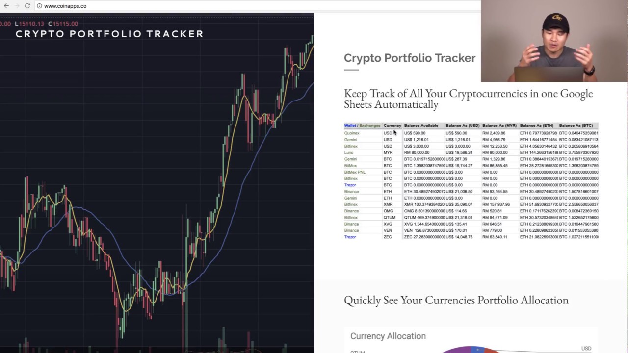 Track Cryptocurrency Portfolio with Google Sheets Automatically