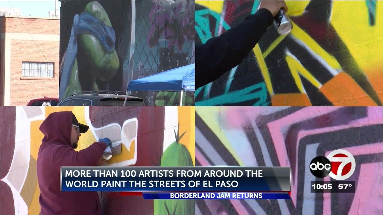 The Borderland Jam graffiti art takes over the streets of El Paso
