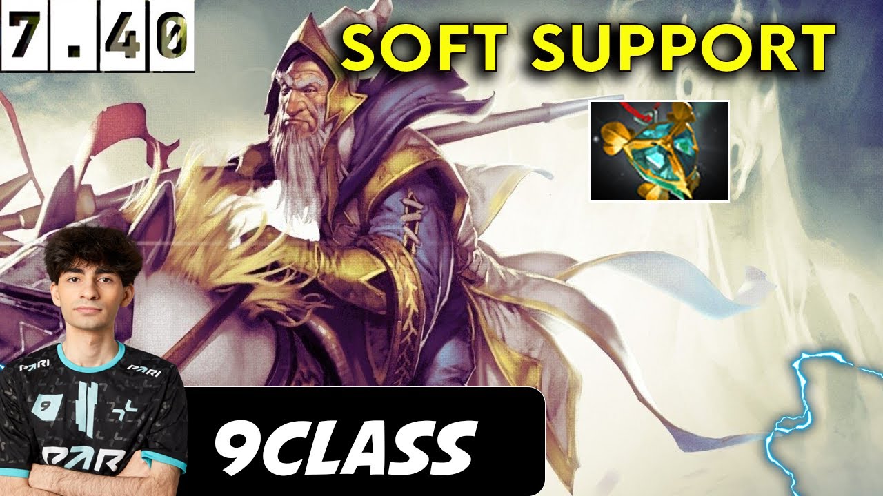 9Class Keeper Of The Light Soft Support - Dota 2 Patch 7.40 Pro Player Full gameplay
