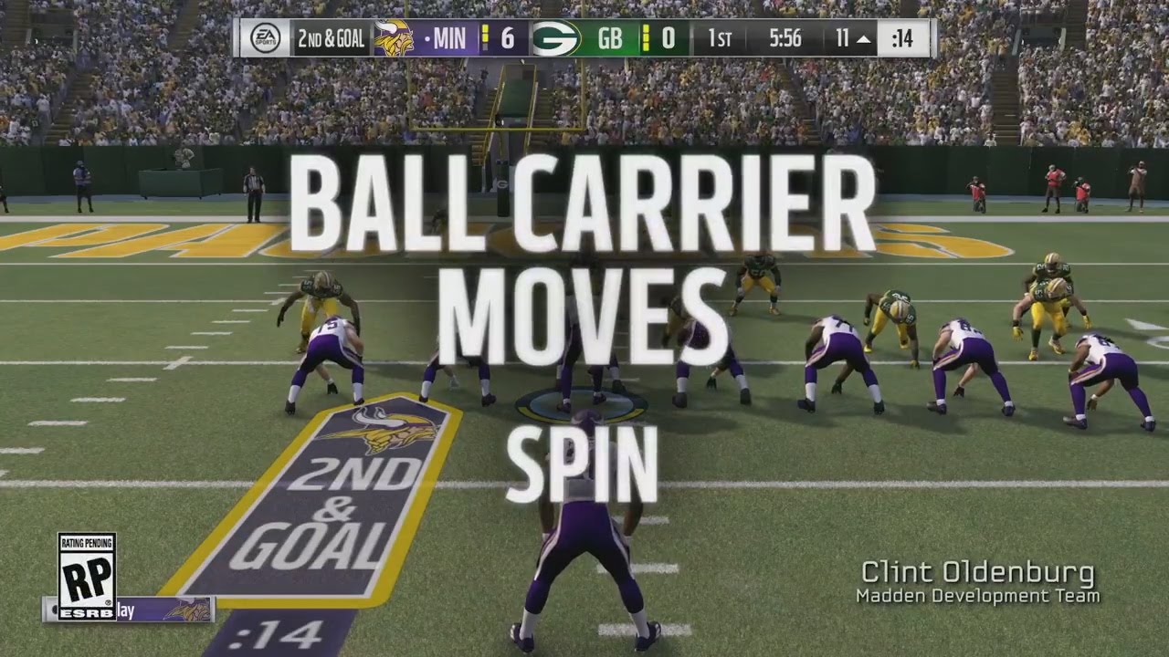 Madden 17 Trailer - Ball Carrier Moves | Spin