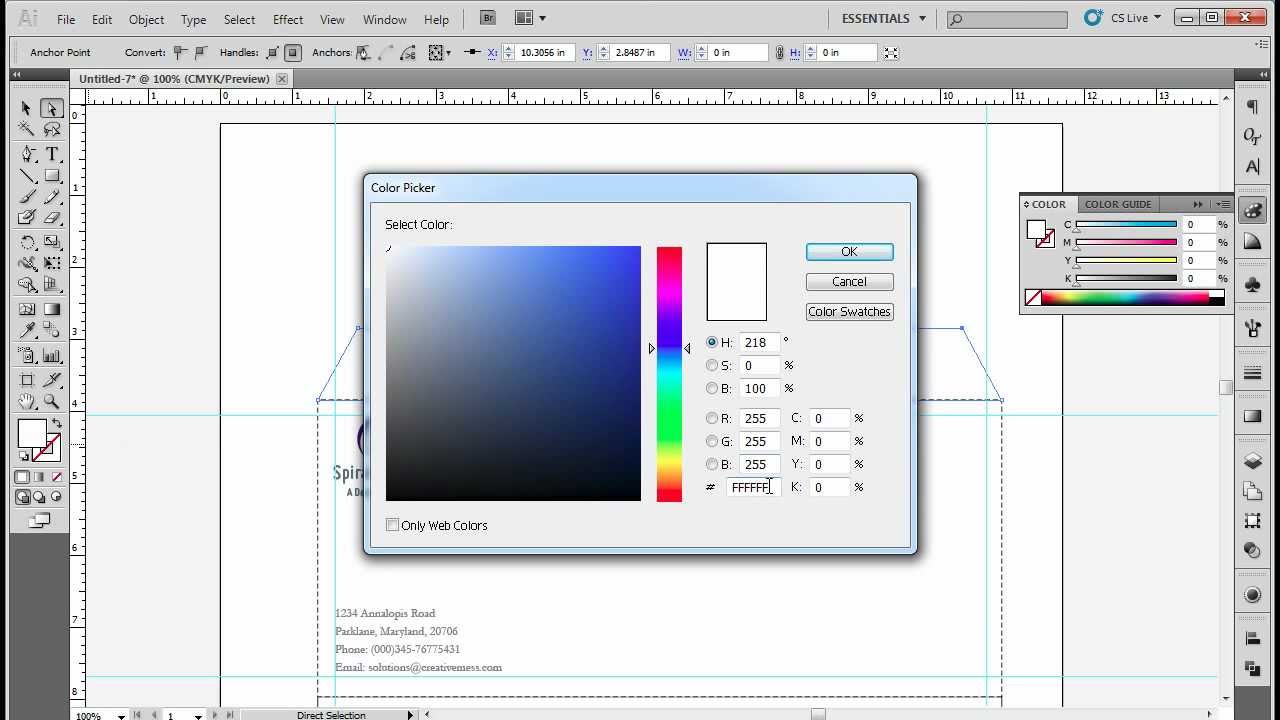 How to Design a Corporate Business Envelope for Letterhead Using Adobe illustrator CS5