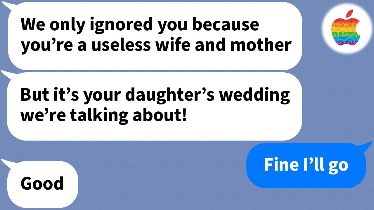 【Apple】 My husband and daughter kicked me out. One years later...