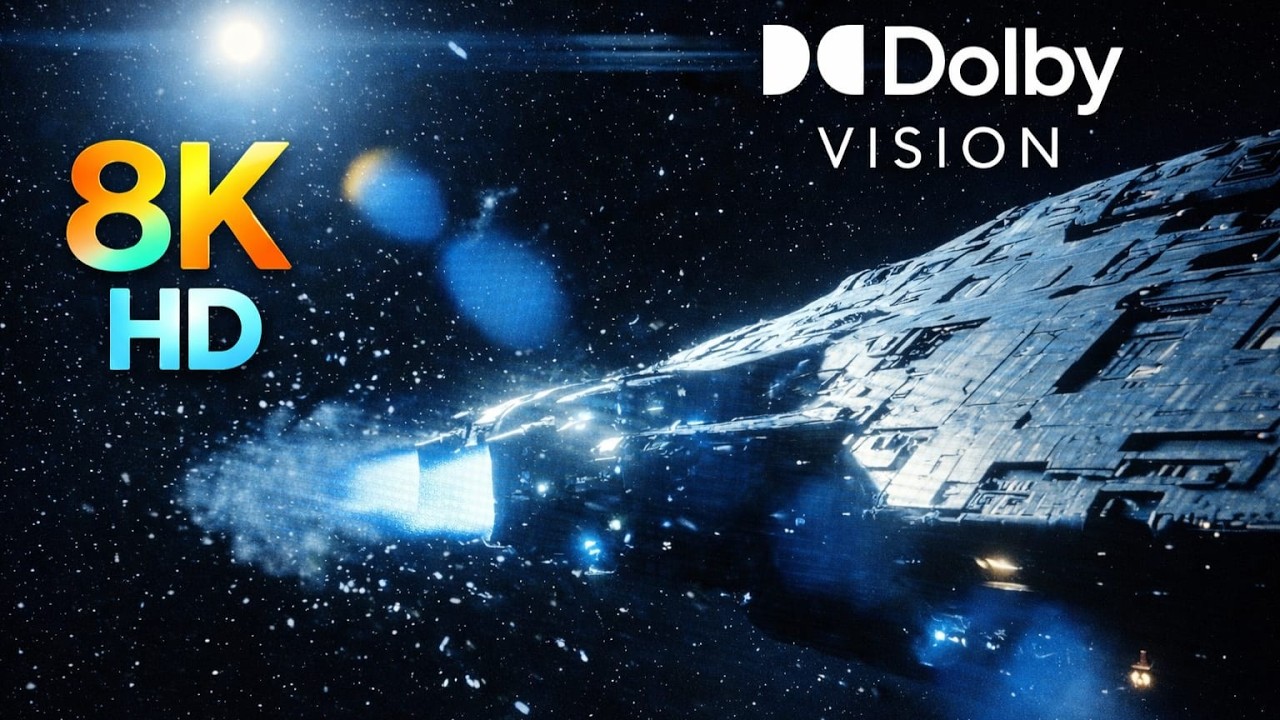 Dolby vision 8K SPACE FUTURE HDR 60fps OLED DEMO