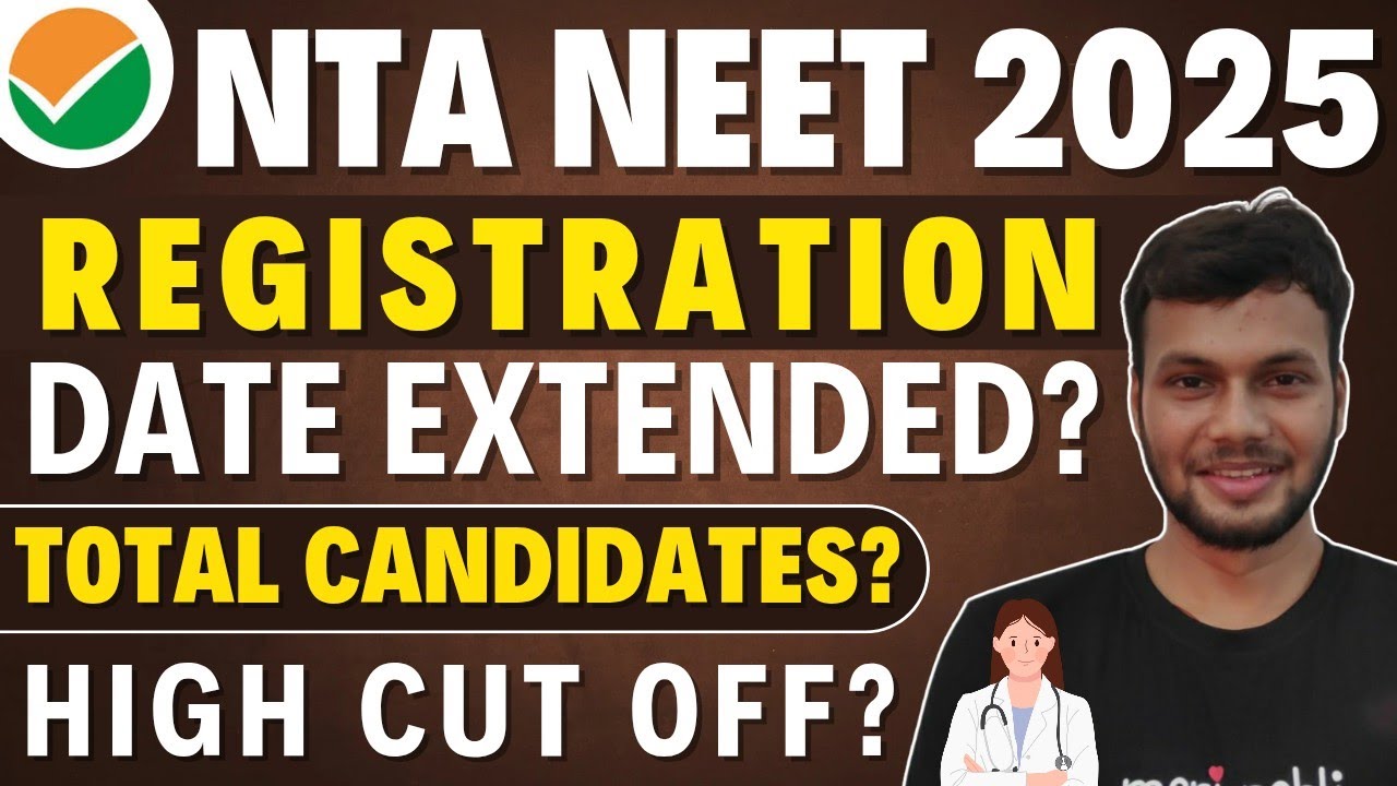 ☑️ NEET 2025 TOTAL CANDIDATES REGISTRATION LIVE💊 • NEET 2025 LATEST NEWS 📰 • NEET 2025 CUT OFF?
