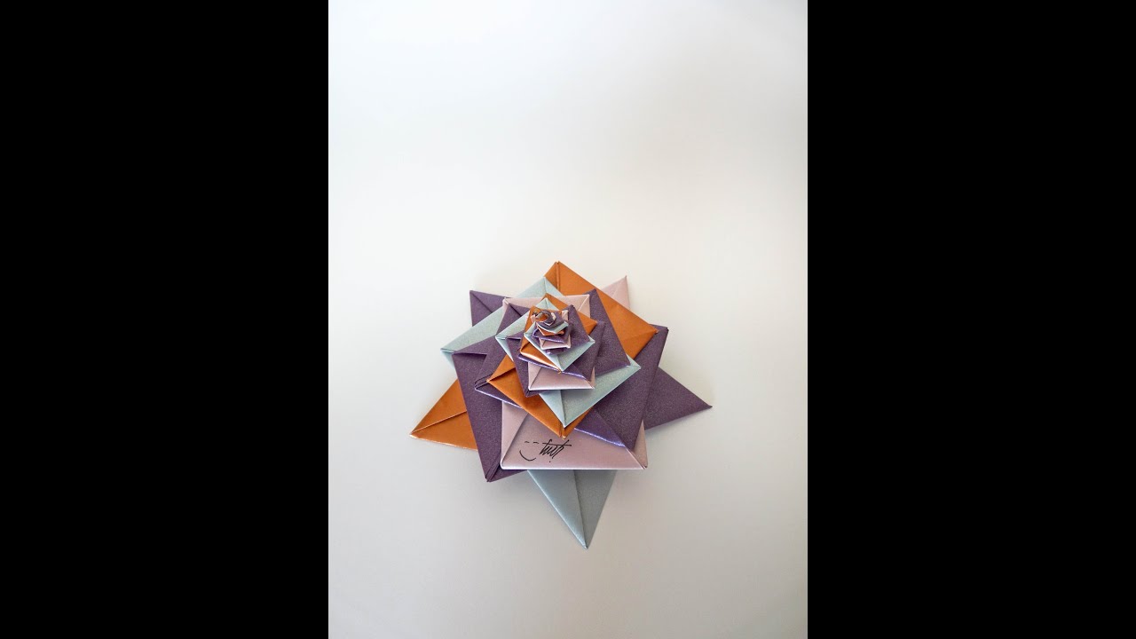 origami spiral(Tomoko Fuse)