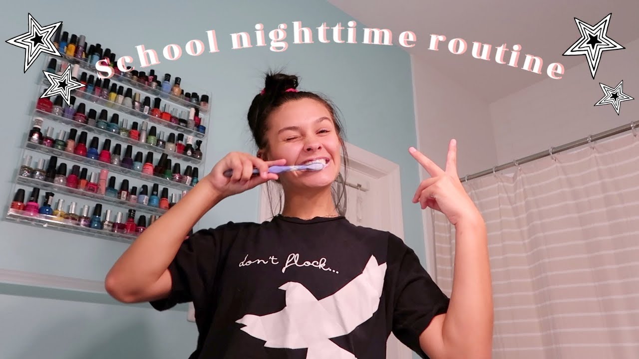My Realistic Sophomore School Night Routine! Emma Marie