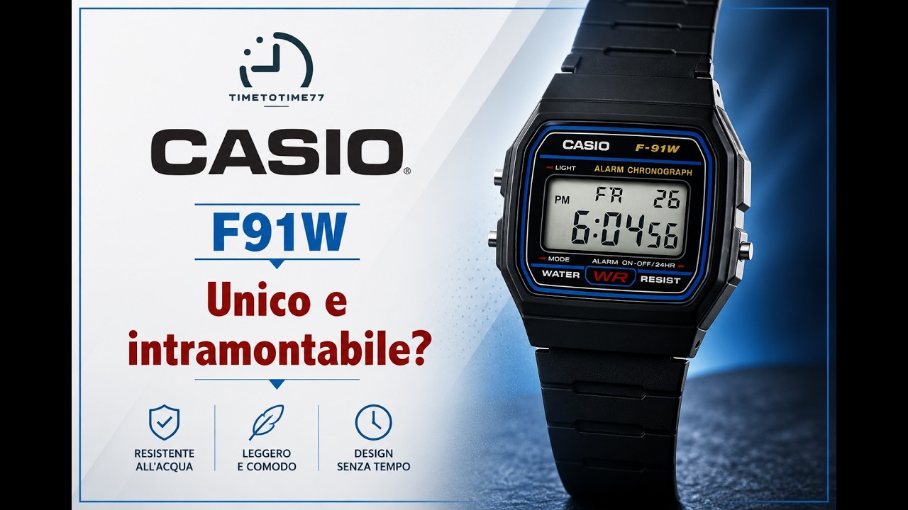 CASIO F91W: ha senso comprarlo nel 2026?
