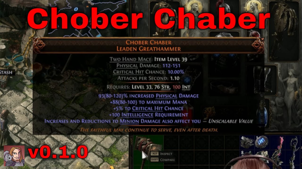 Path Of Exile 2 Unique Items - Chober Chaber (Leaden Greathammer) v0.1.0