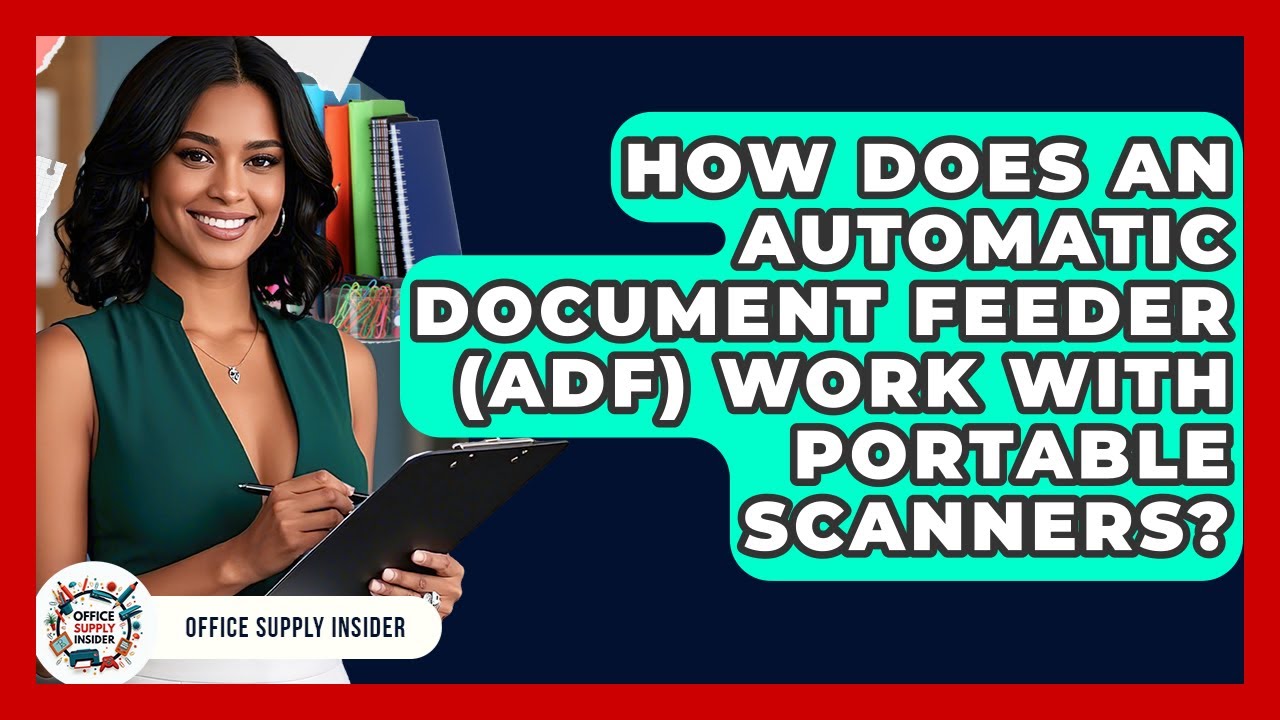 How Does An Automatic Document Feeder (ADF) Work With Portable Scanners? - Office Supply Insider