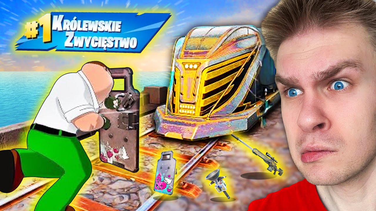Znalazłem ⚠️ NOWE *ZŁOTE* ITEMY 🔫 i ZROBIŁEM TO… by WYGRAĆ GRĘ 🏆 w (ROZDZIAŁ 5) w FORTNITE! 😱