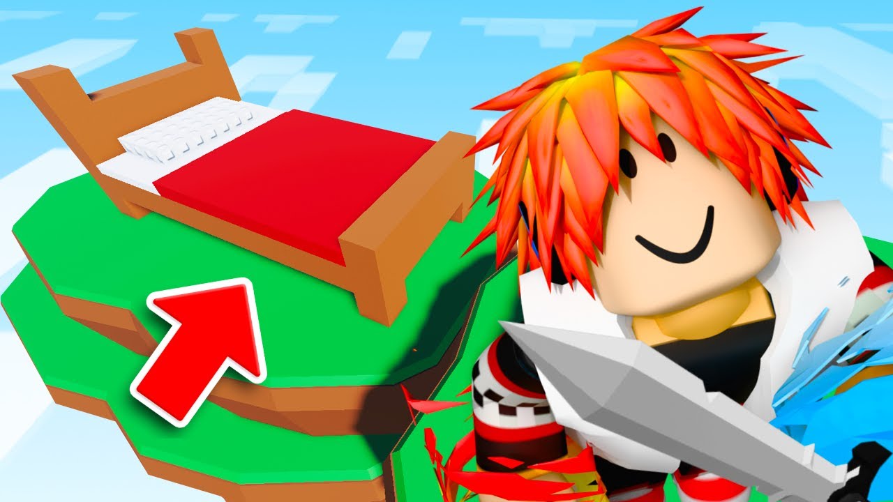 SirYakari si zahr&aacute;l BEDWARS v Robloxu