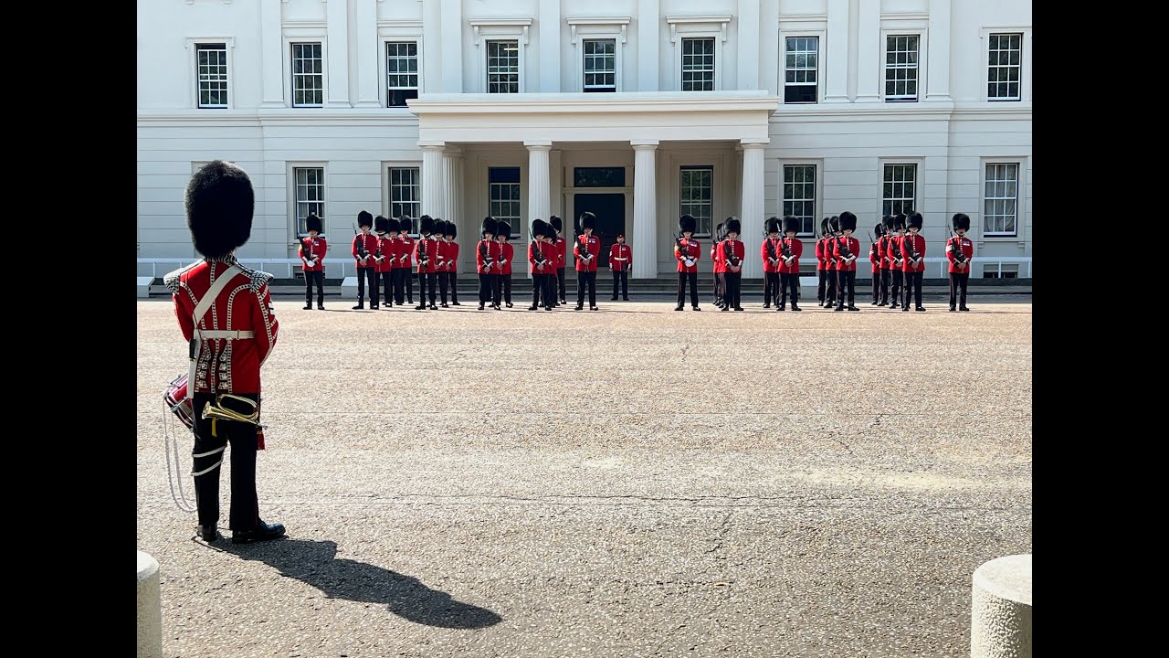 New Guard forms up at Wellington Barracks, 31 July 2024