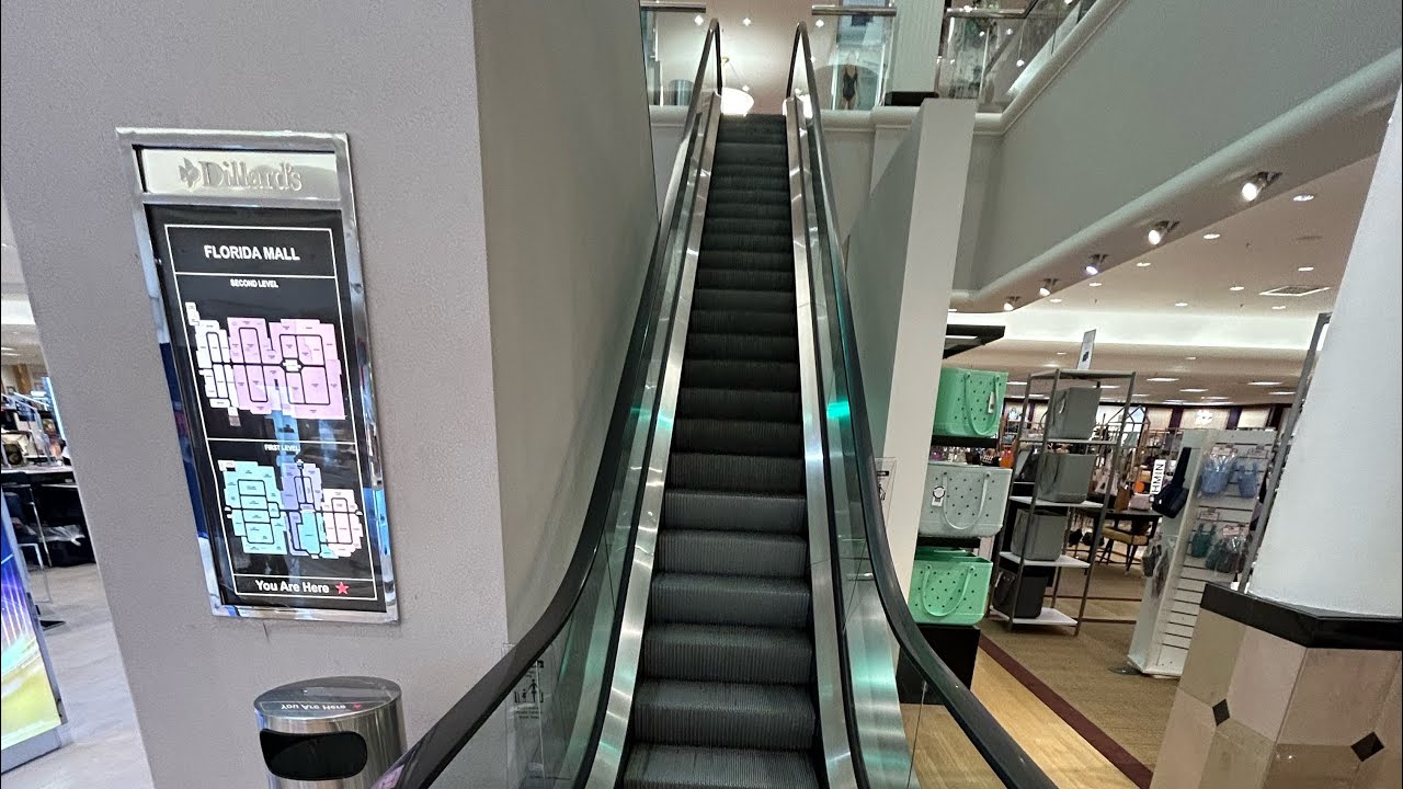Schindler Escalators At Dillard’s Florida Mall In Orlando, FL