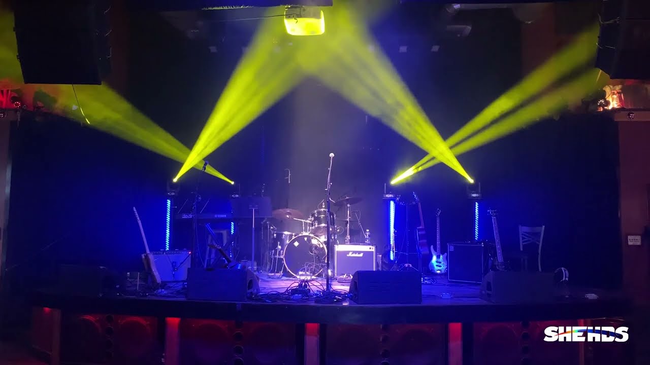 Shehds 100W LED Spot with gobo and prism review.