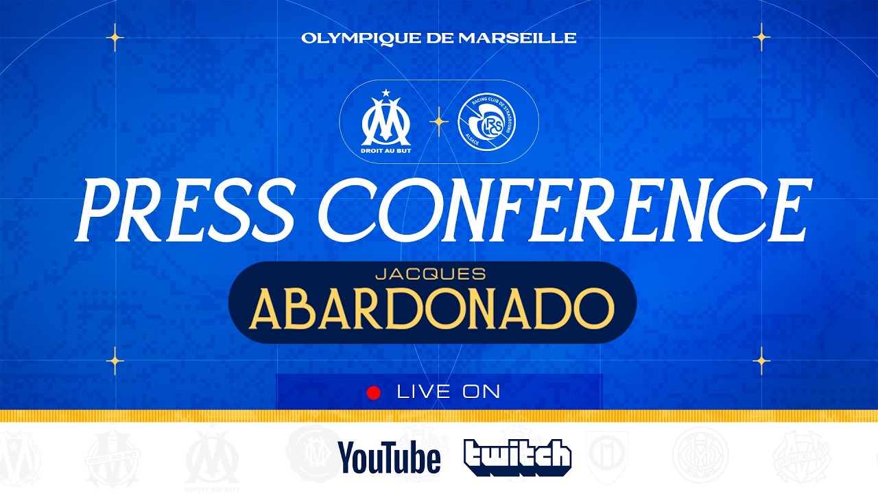 🎙️ Suivez en direct la conférence de presse de Jacques Abardonado avant #OMRCSA