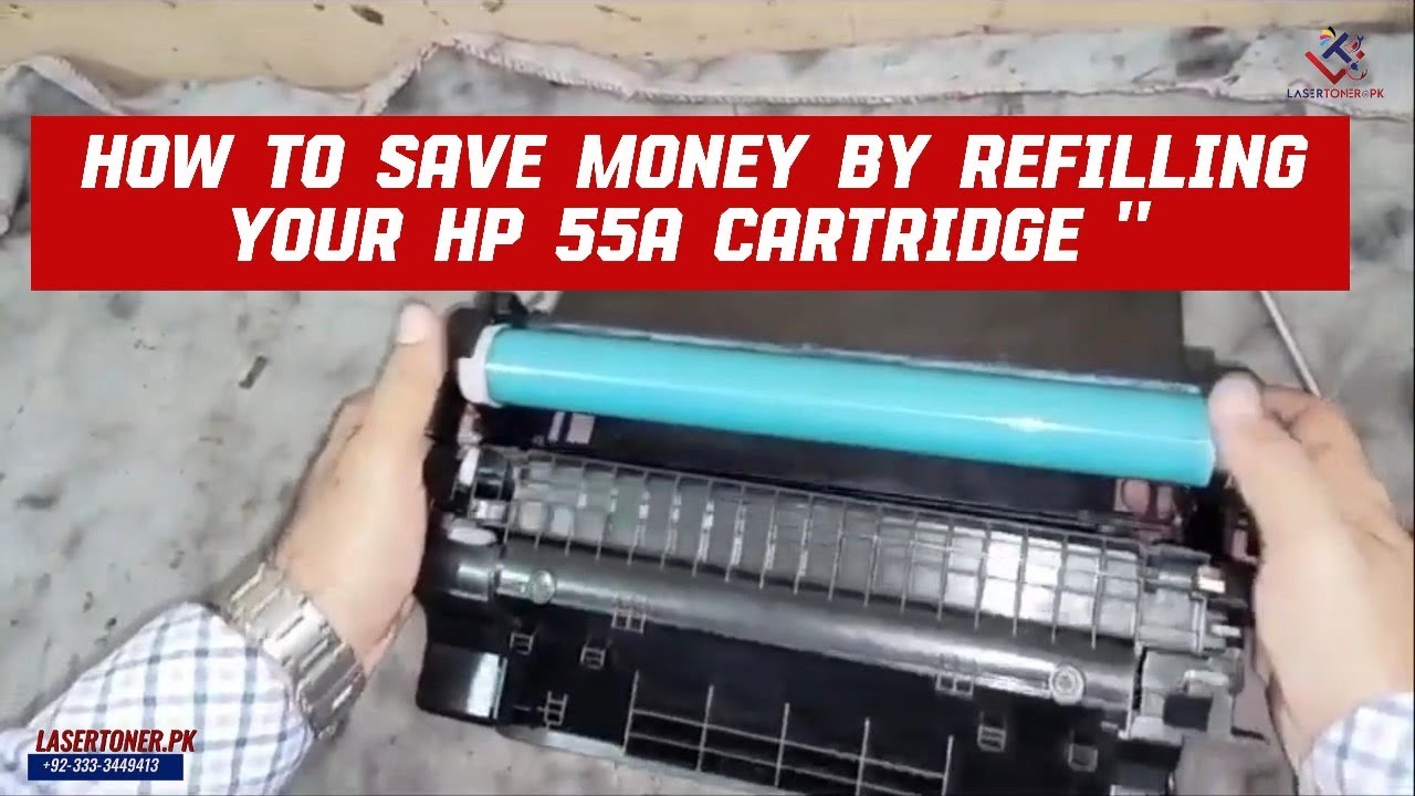 How to refill 55A Cartridge |55A Toner Refilling |HP LaserJet P3015 refilling |Urdu/hindi