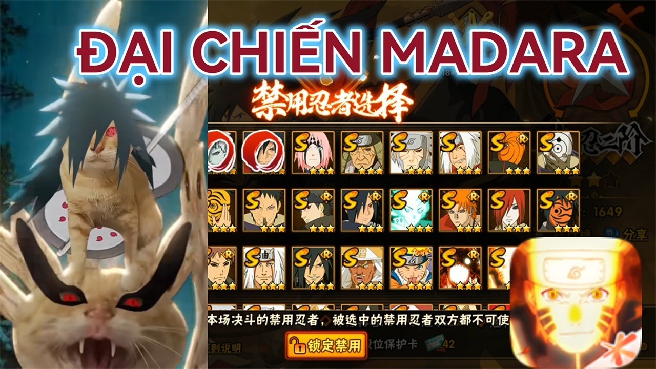 [Naruto Mobile] Đại chiến Madara