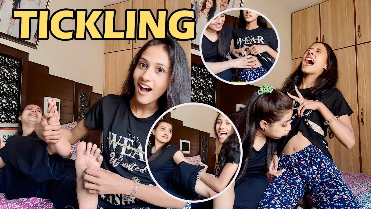 Tummy raspberry belly button tickle or feet tickle funny video /zoya noor vlogs