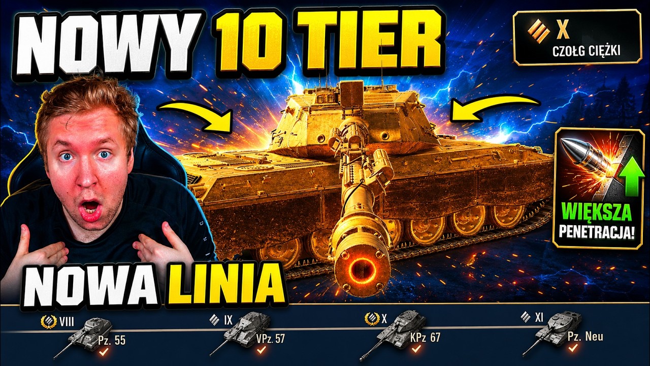 NOWA NIEMIECKA LINIA i 10 TIER - Kampfpanzer 67